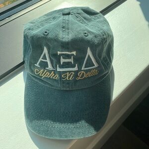 Alpha Xi Delta Baseball Cap Denim